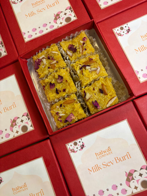 Milk Sev Burfi