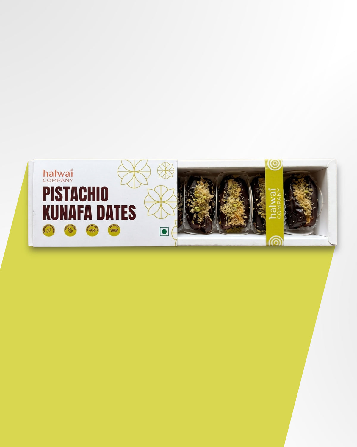 Pistachio Kunafa Dates